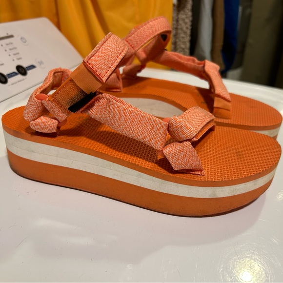 Teva Shoes - TEVA women’s platform universal sandals in tangerine